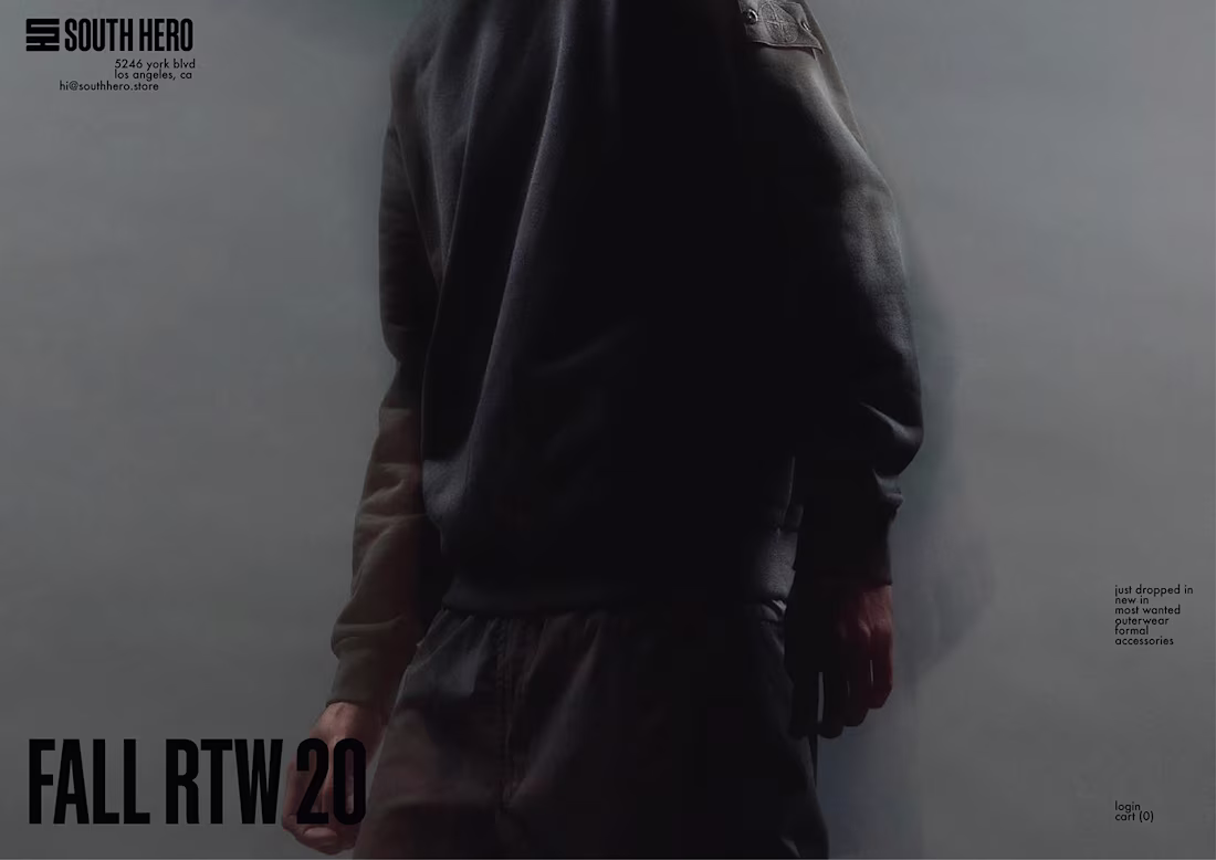 Cover image for SOUTH HERO, brand identity