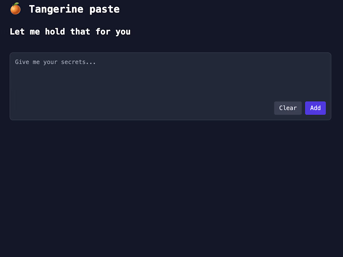 Cover image for Tangerine Paste