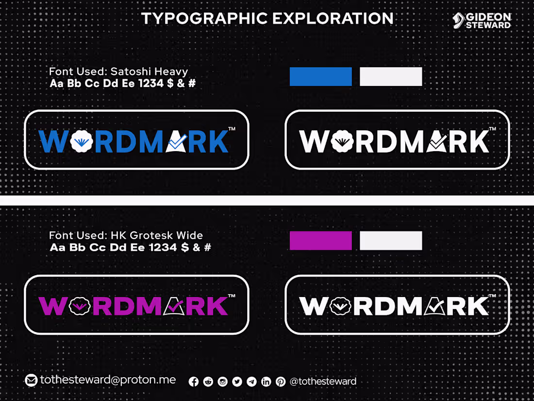 Cover image for WORDMARK™ Type Exploration