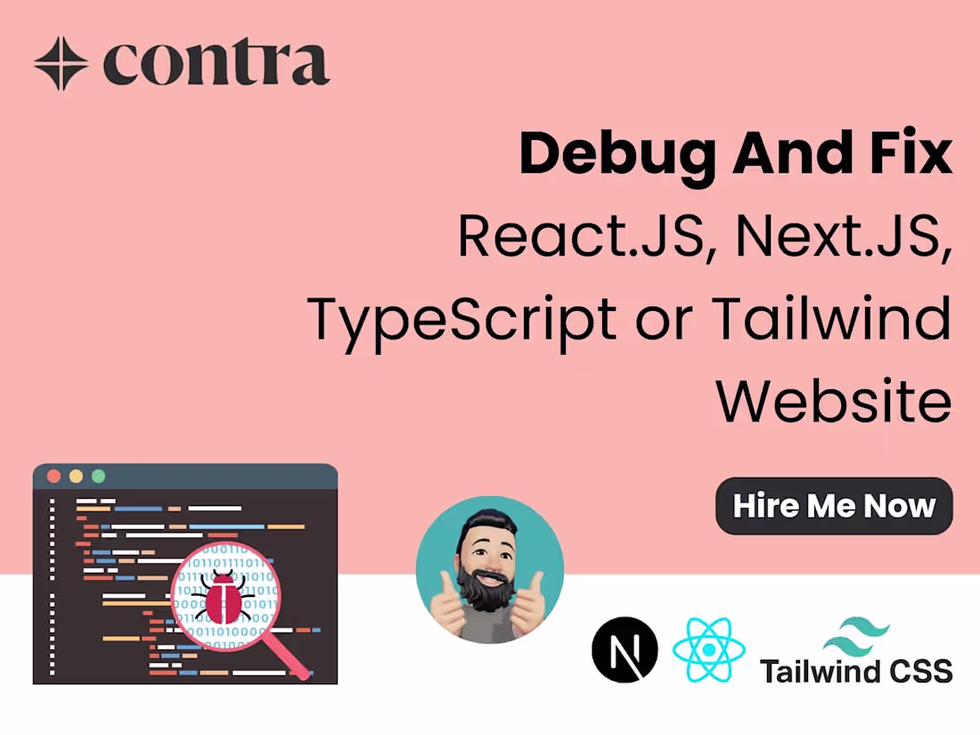 Cover image for Troubleshoot, Debug Your Next.JS, TypeScript or Tailwind Website