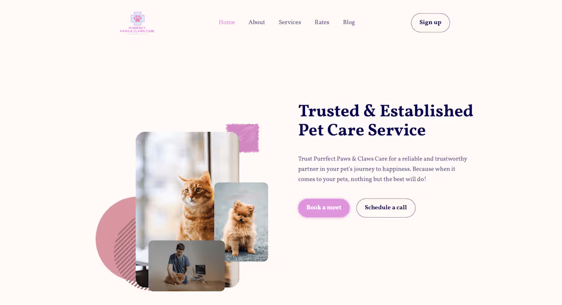 Cover image for Purrfect Paws & Claws Care