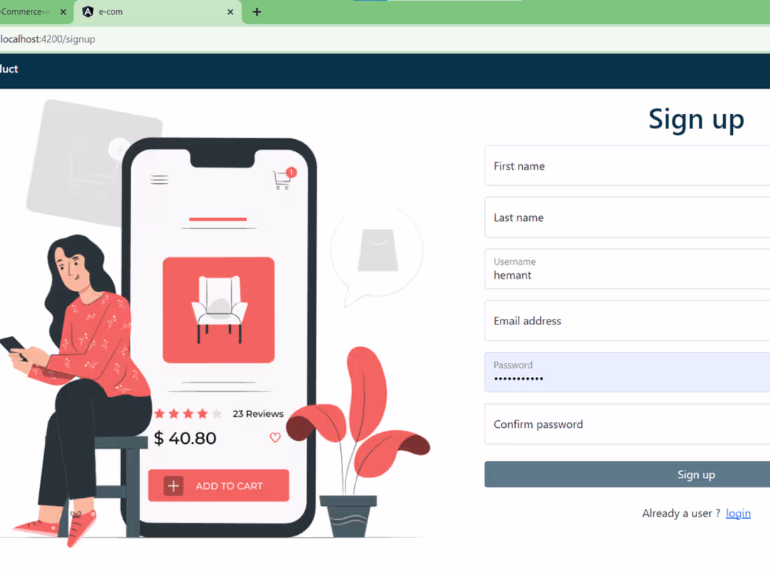 Cover image for E-Commerce Project (Angular & Spring Boot)