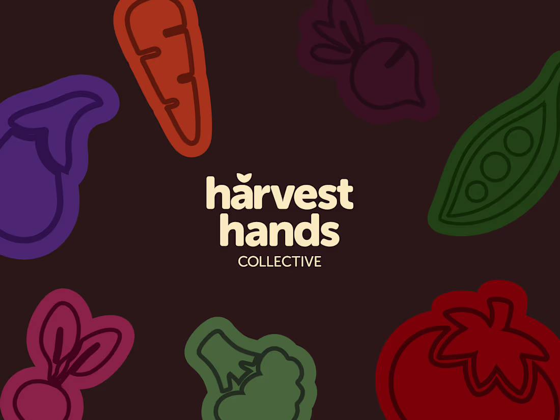 Cover image for Brand Identity and Website Design for Harvest Hands Collective