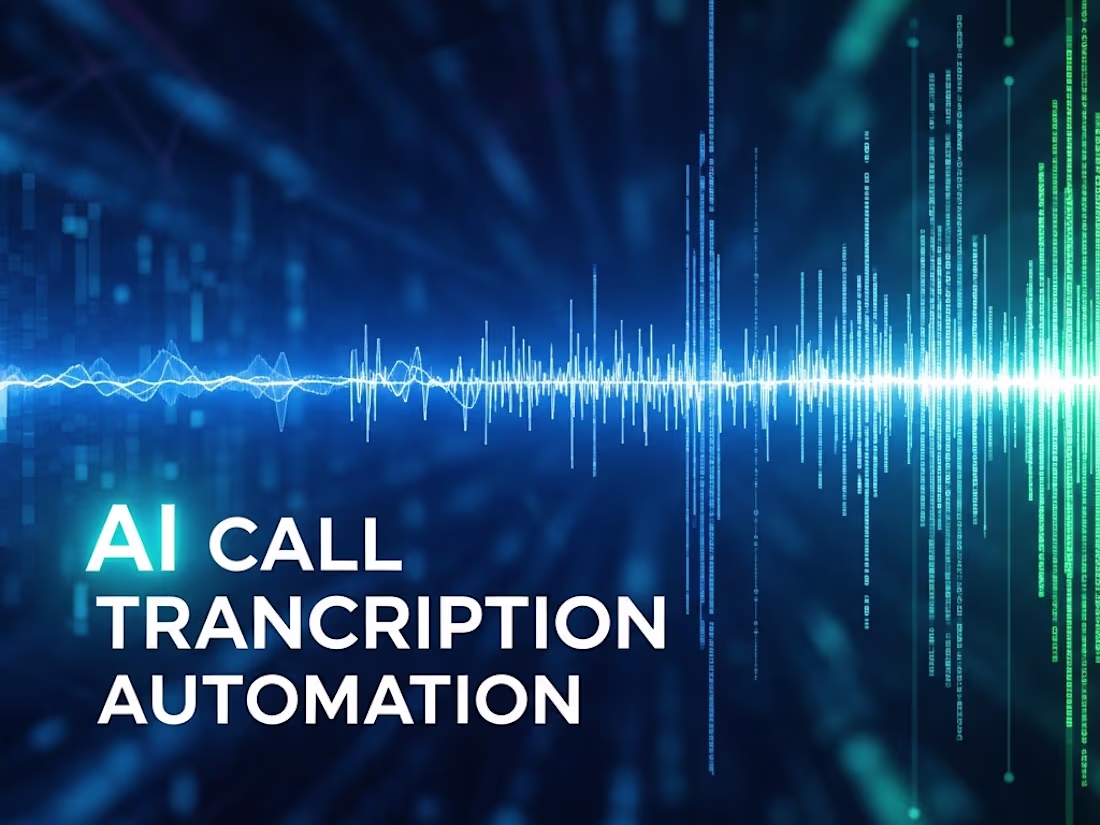 Cover image for AI Call Transcription Automation (Built with Make/n8n + AI) ...