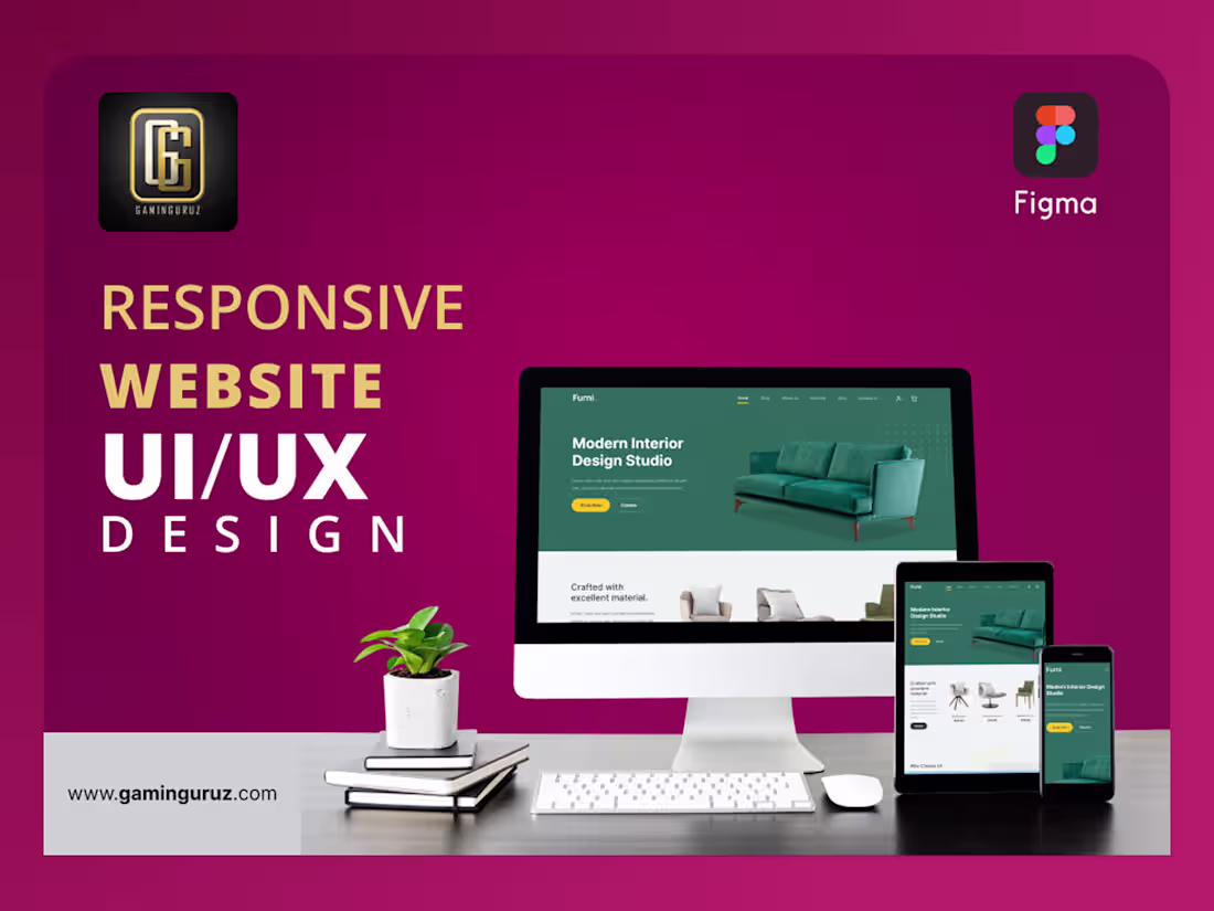 Cover image for I will design modern responsive Websites, Landing Pages UI/UX