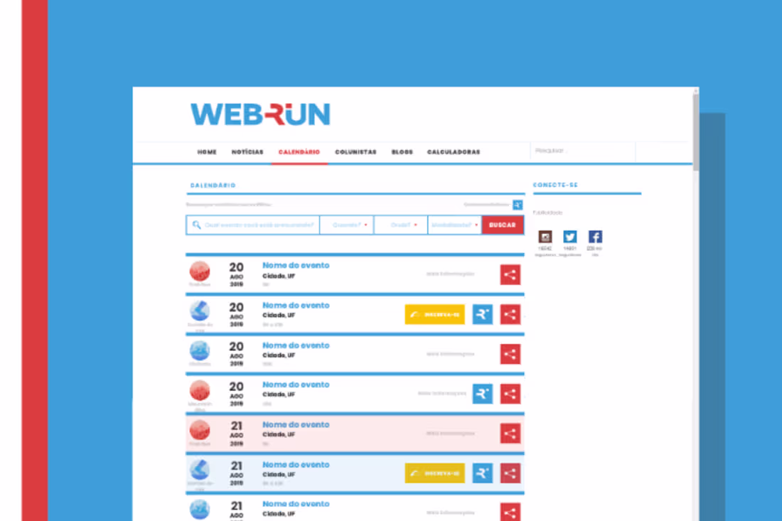 Cover image for Webrun - Calendar