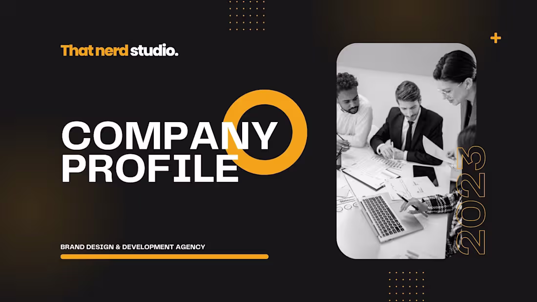 Cover image for That Nerd Studio - Company Profile