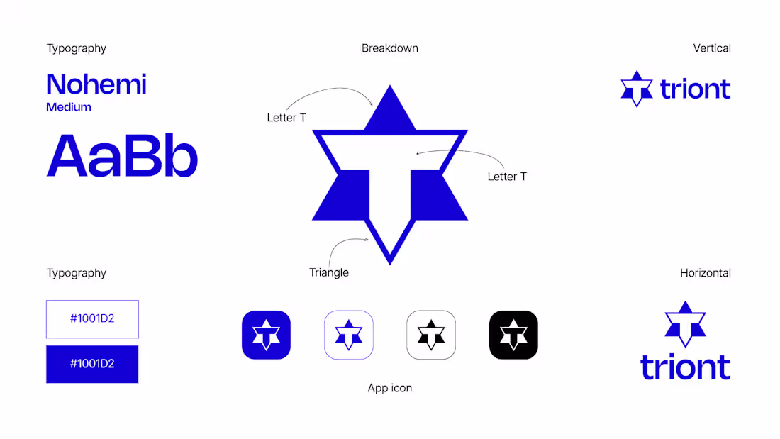 Cover image for New mark for Triont - a spark in motion, a symbol of clarity...