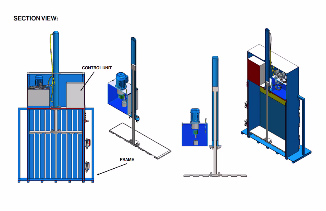Cover image for The drawing presents a hydraulic