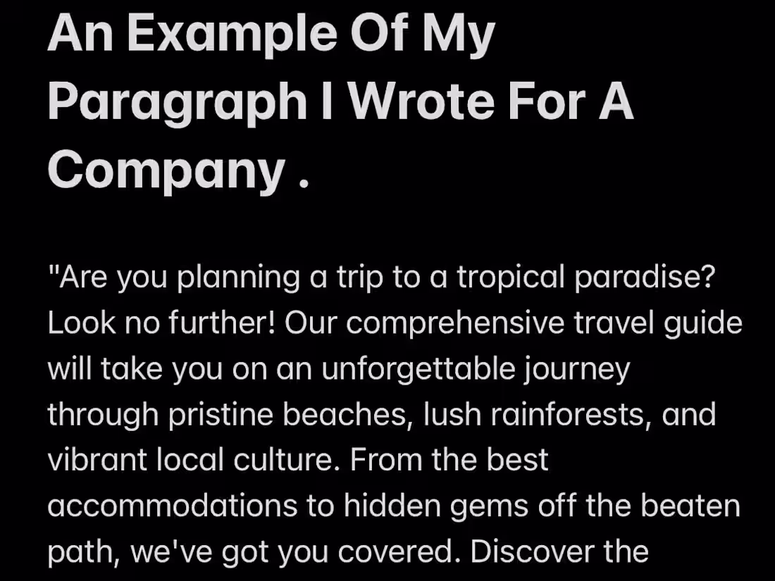 Cover image for Freelance Writer 