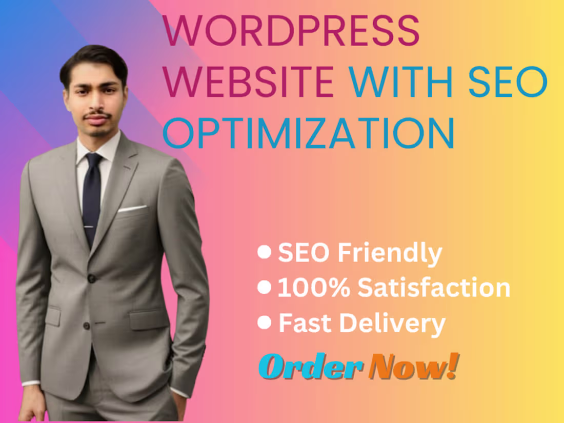 Cover image for You will get a WordPress Website with SEO Optimization