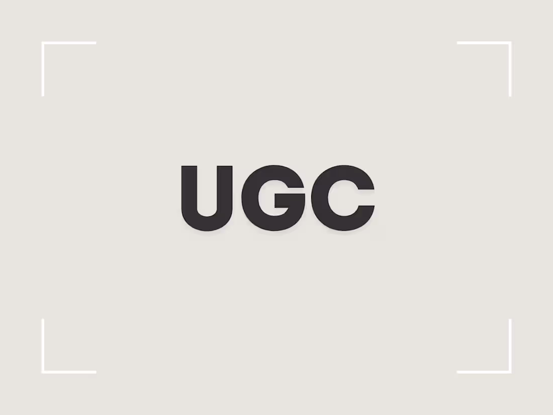 Cover image for UGC Creation