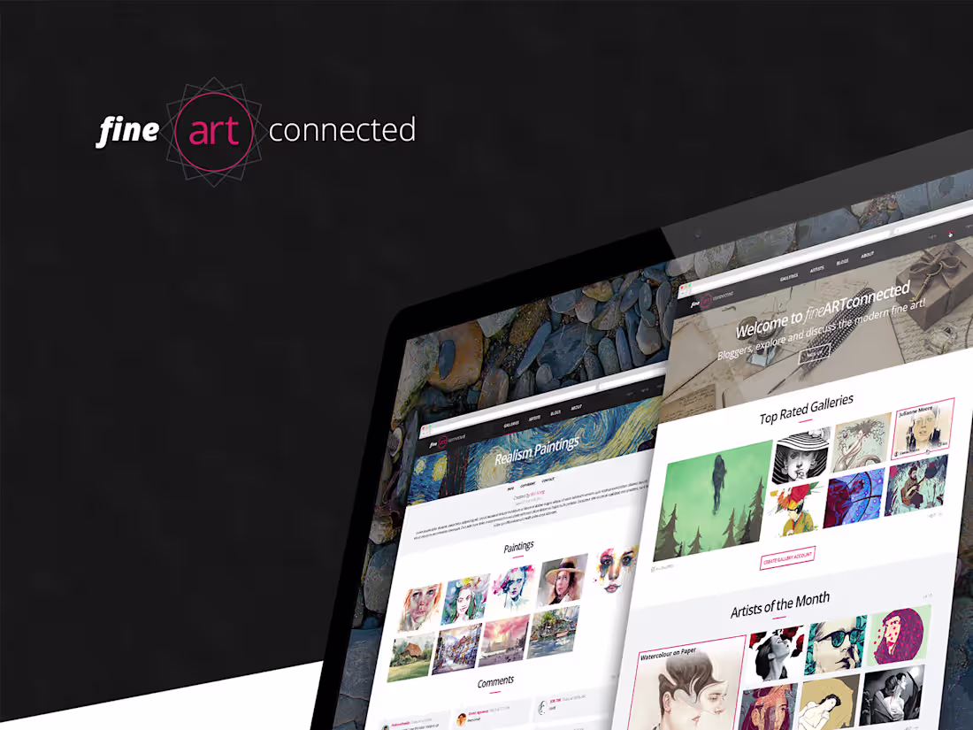 Cover image for Fine Art Connected