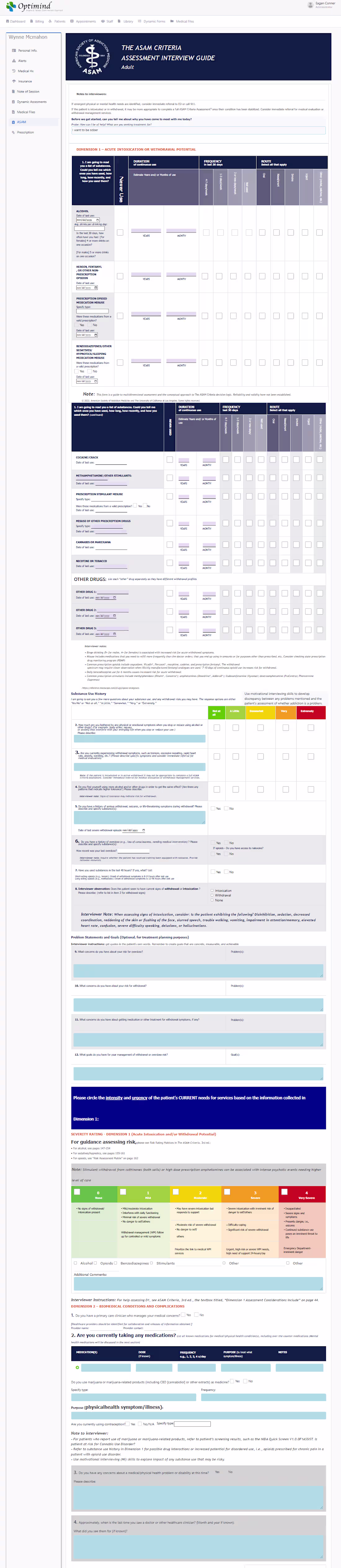Cover image for Custom HIPAA-compliant EMR for psychiatric care