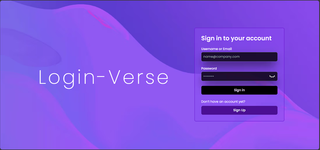 Cover image for Login-Verse: Robust Authentication System