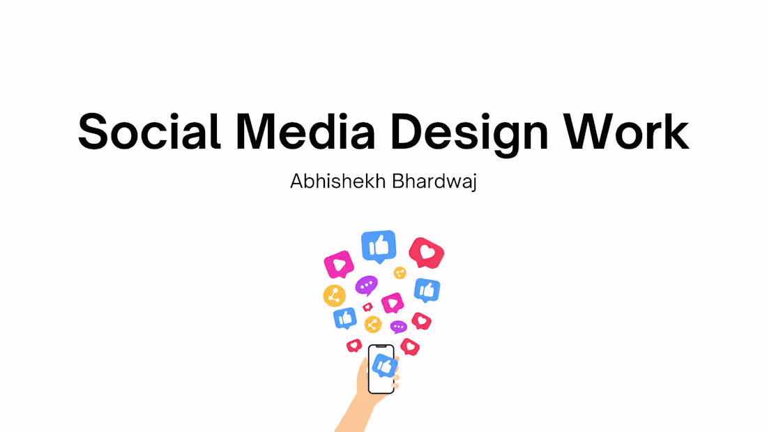 Cover image for Social Media Designs