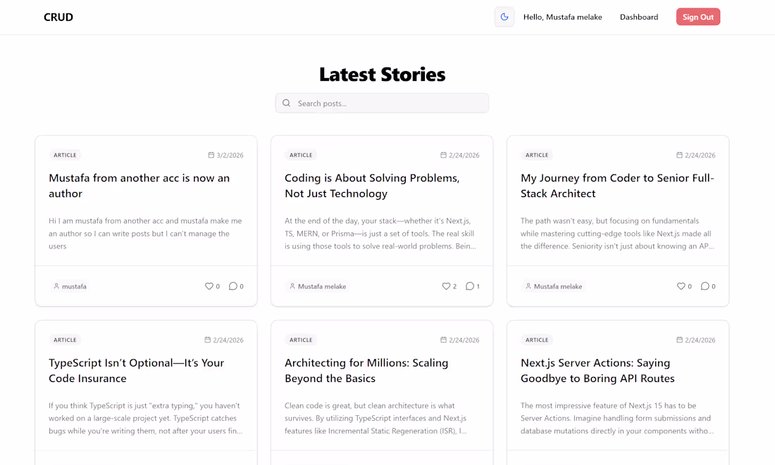Cover image for Modern Blog System | Next.js
