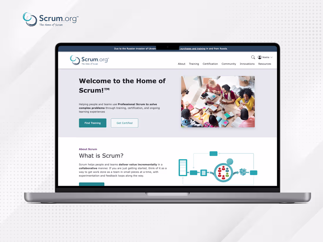 Cover image for Scrum.org Website Redesign :: Behance