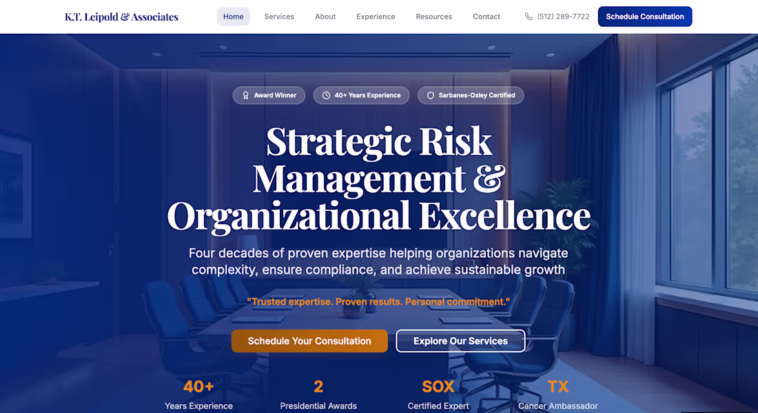 Cover image for Client work through HIT-AIM Consulting 🎯 K.T. Leipold & Ass...