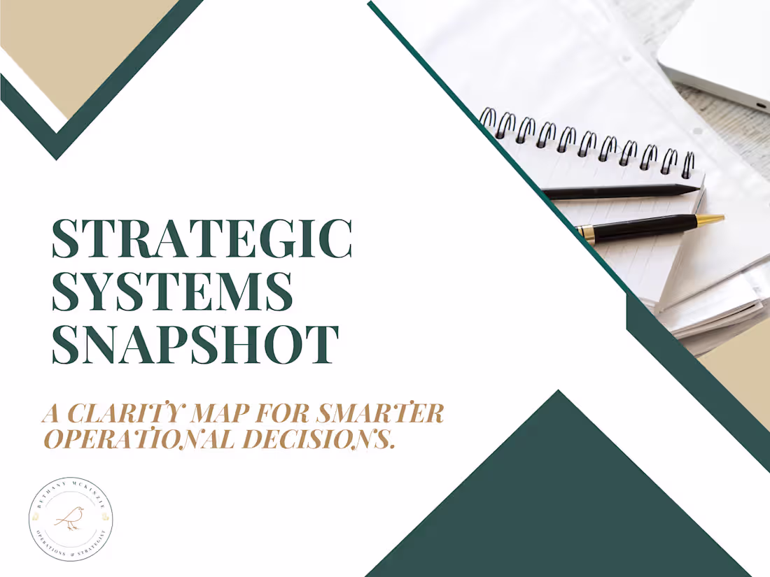 Cover image for Strategic Systems Snapshot