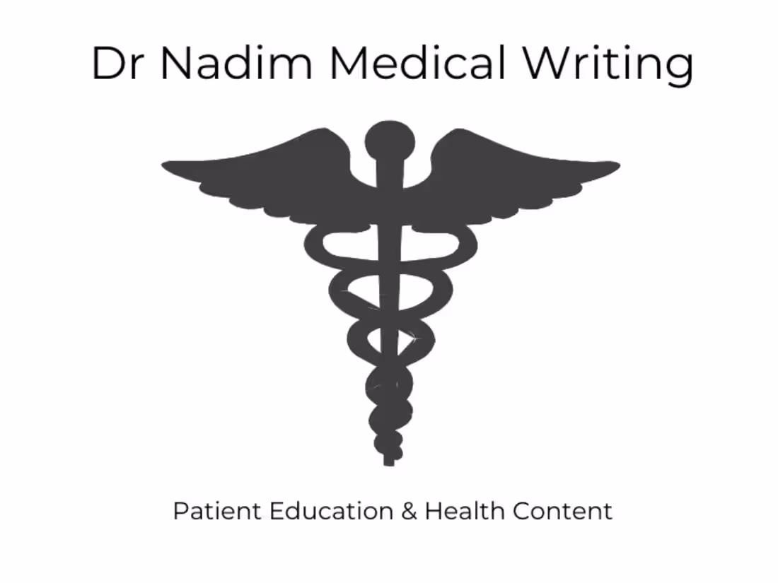 Cover image for Clear & Accurate Medical Content Writer - Health Focused
