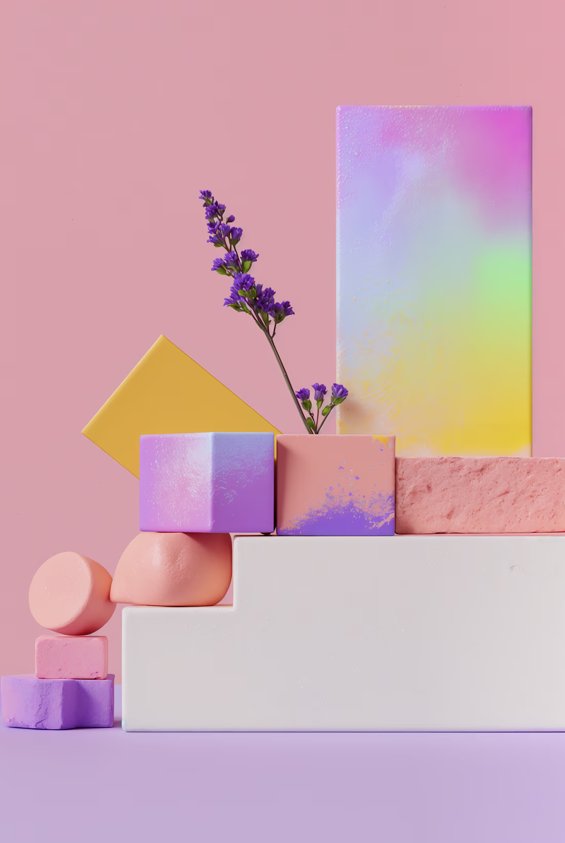 Cover image for The process began with Cinema 4D and Redshift, where I built...