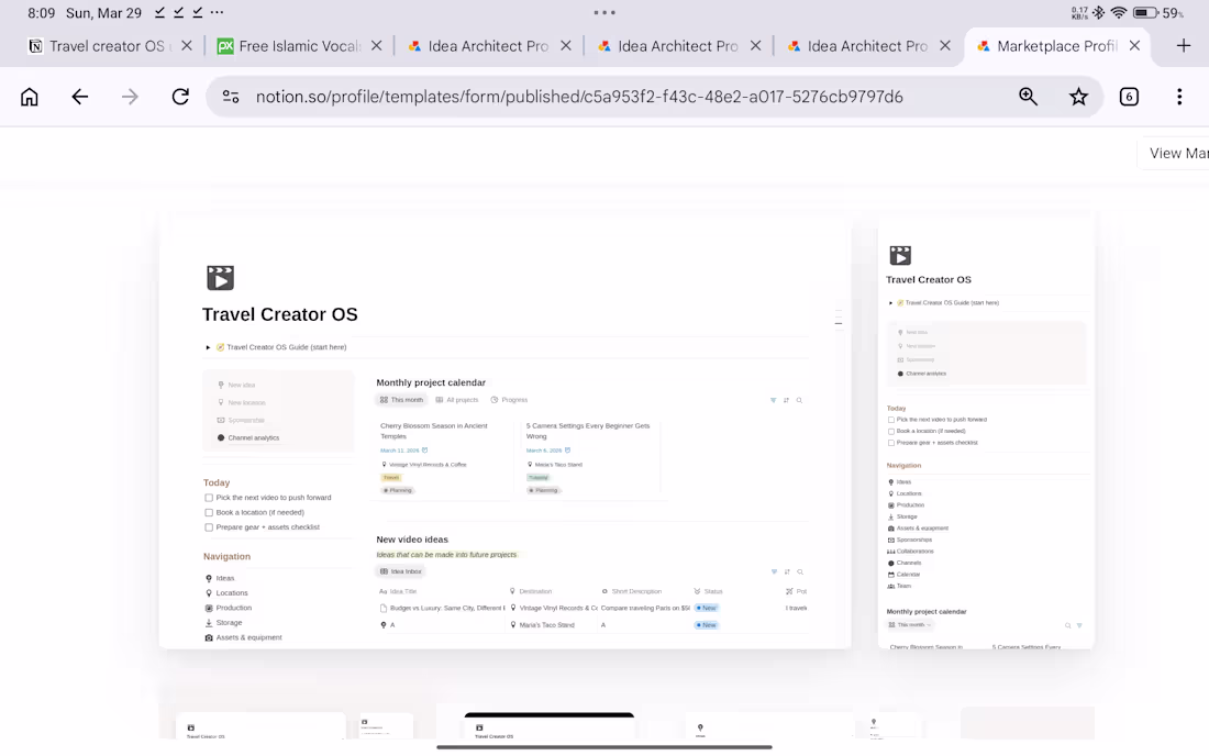 Cover image for Travel Creator OS is a