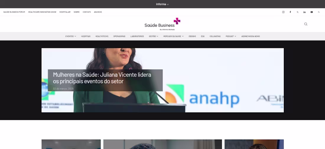 Cover image for Enterprise WordPress Development: Saúde Business