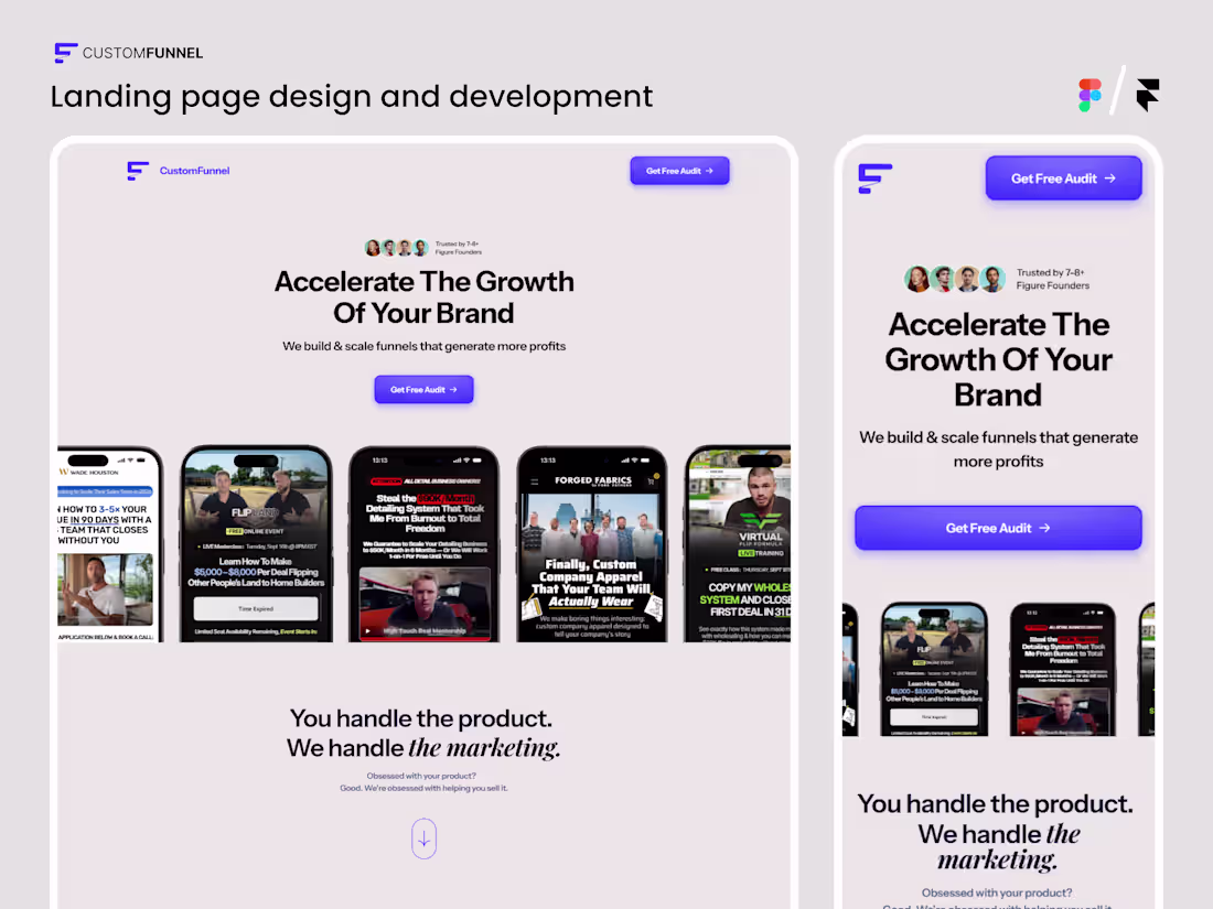 Cover image for Custom Funnel Website Redesign