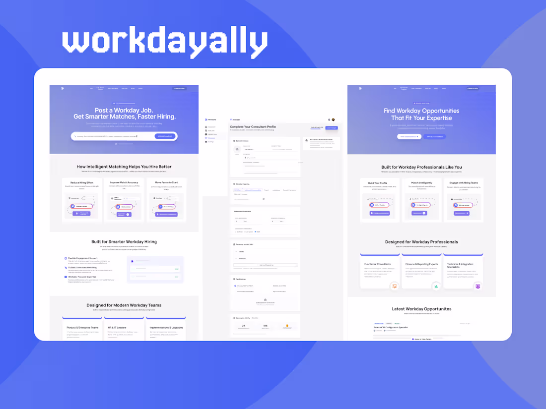 Cover image for WorkdayAlly – Smart Workday Support Platform