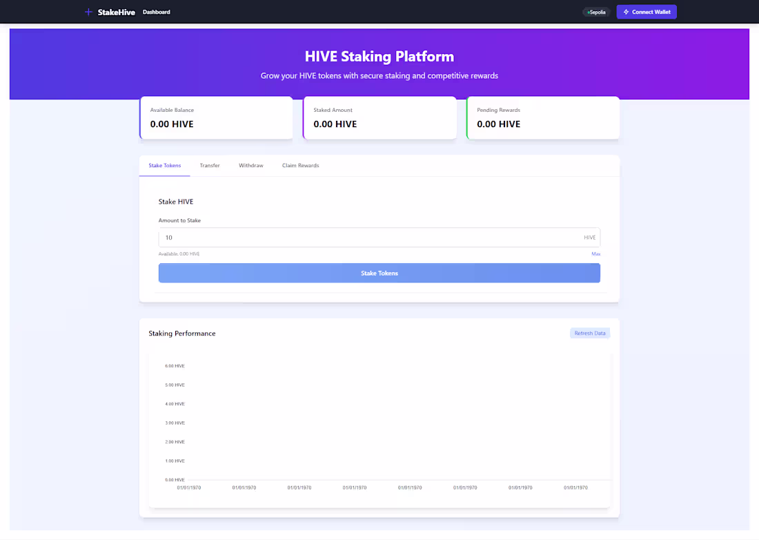 Cover image for StakeHive DeFi Staking Protocol Development