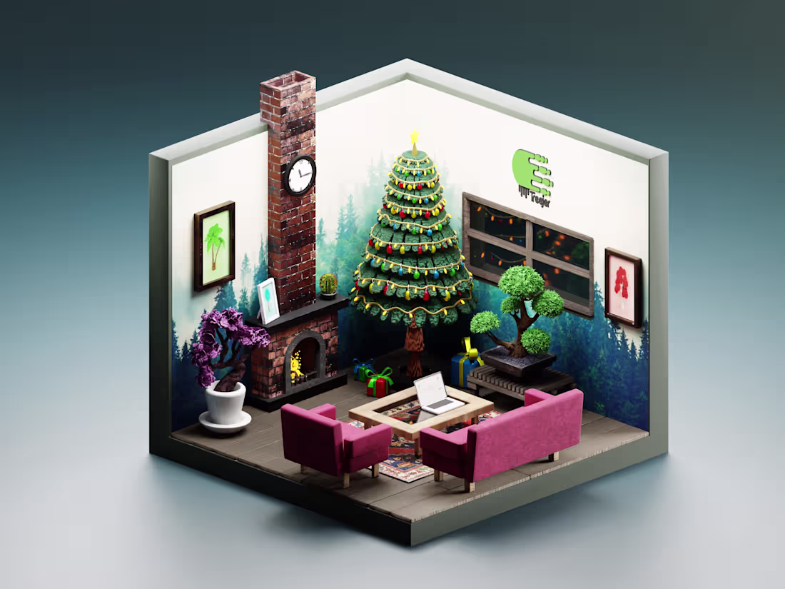 Cover image for Treejer-Themed 3D Room Design