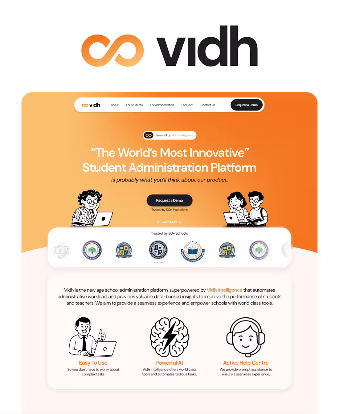 Cover image for Vidh - Landing Page