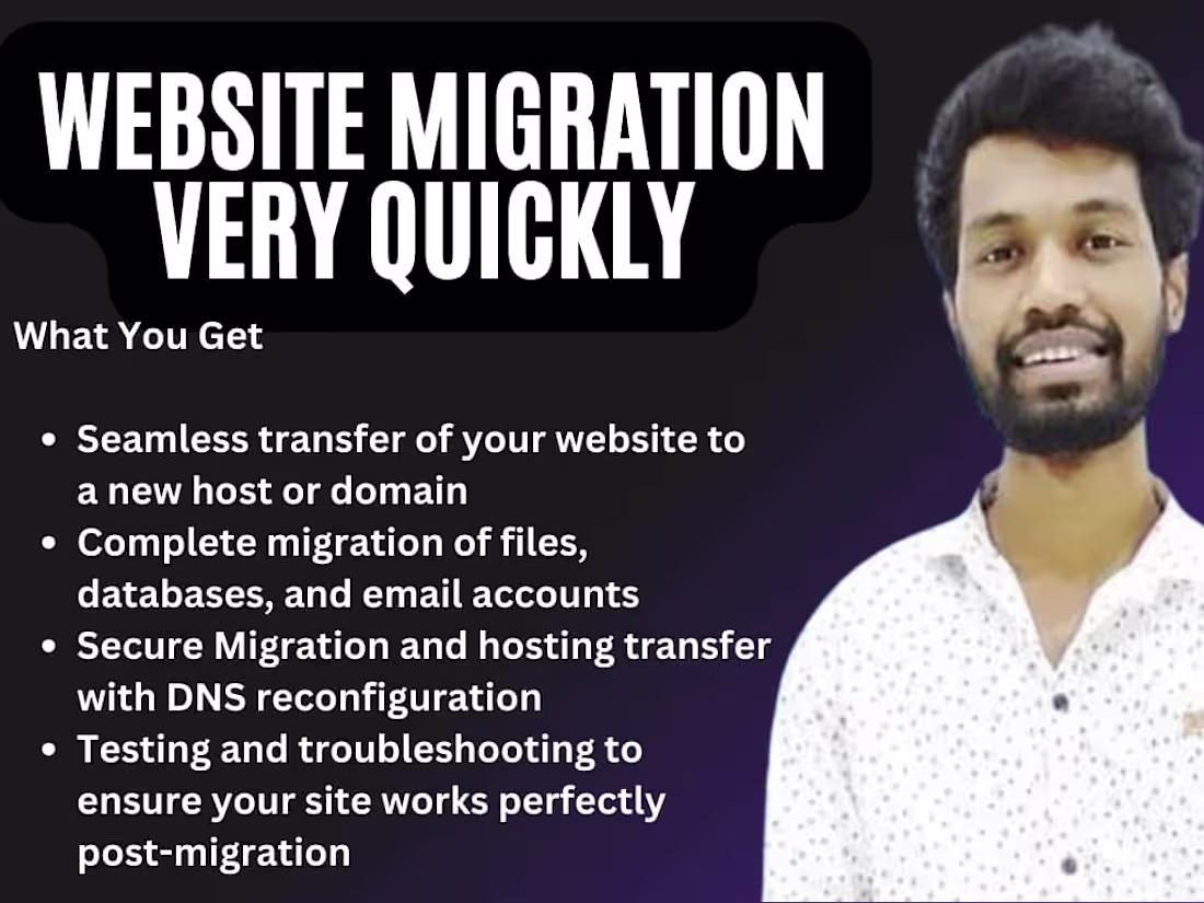 Cover image for migrate your website quickly and securely