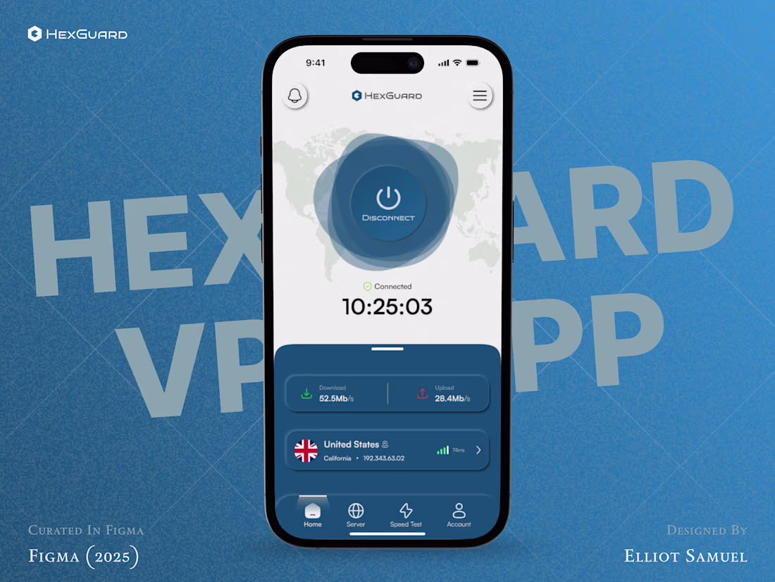 Cover image for HexGuard VPN App