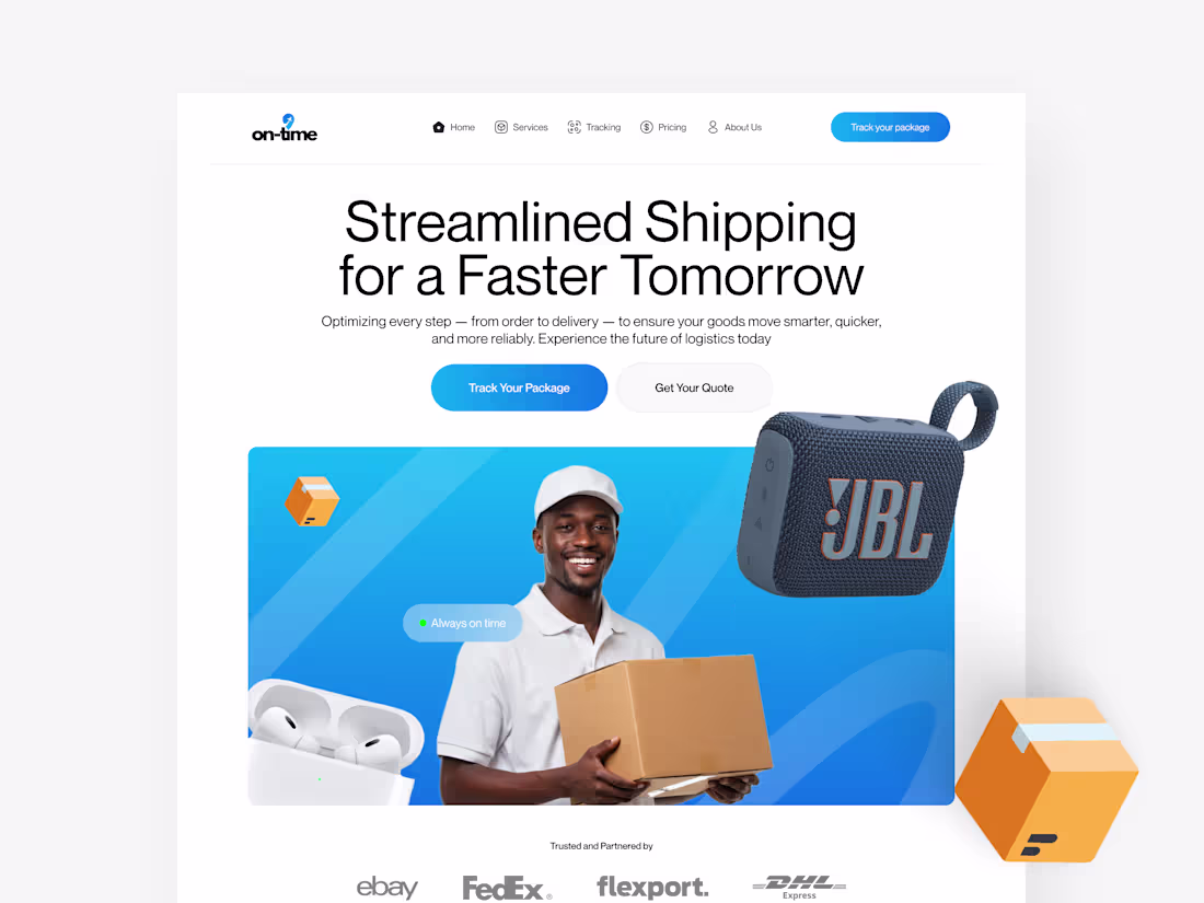 Cover image for On-Time Framer Website Development