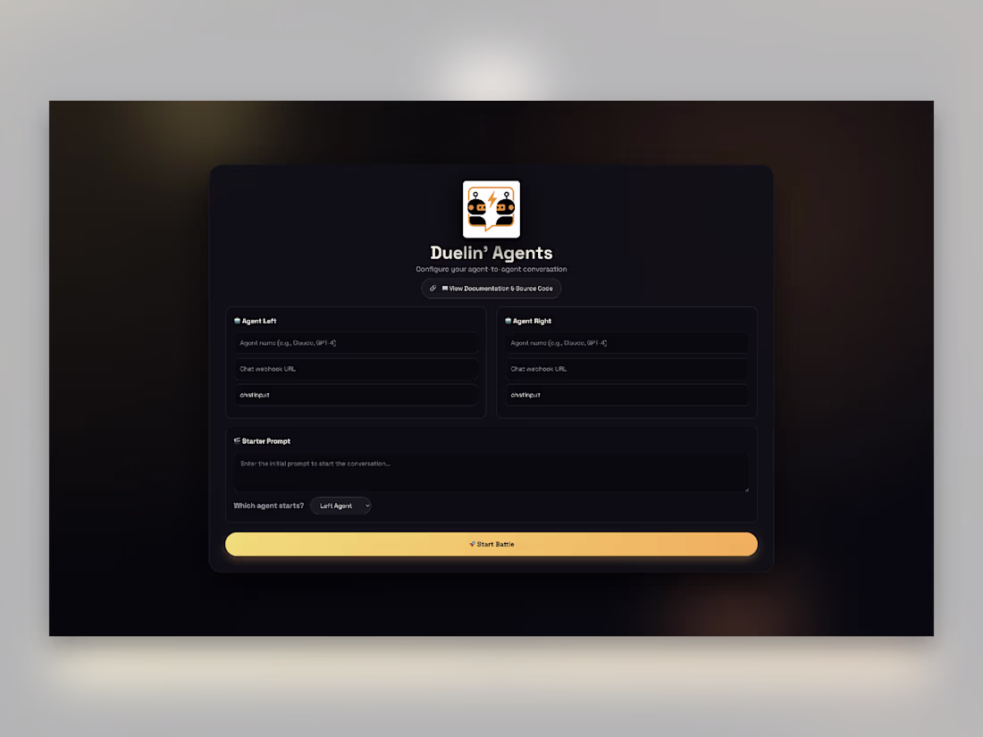 Cover image for Duelin' Agents: AI Chat Face-Off