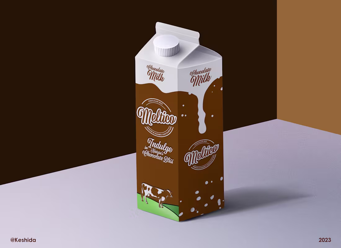 Cover image for Meltico - Playful and Premium Chocolate Milk Branding