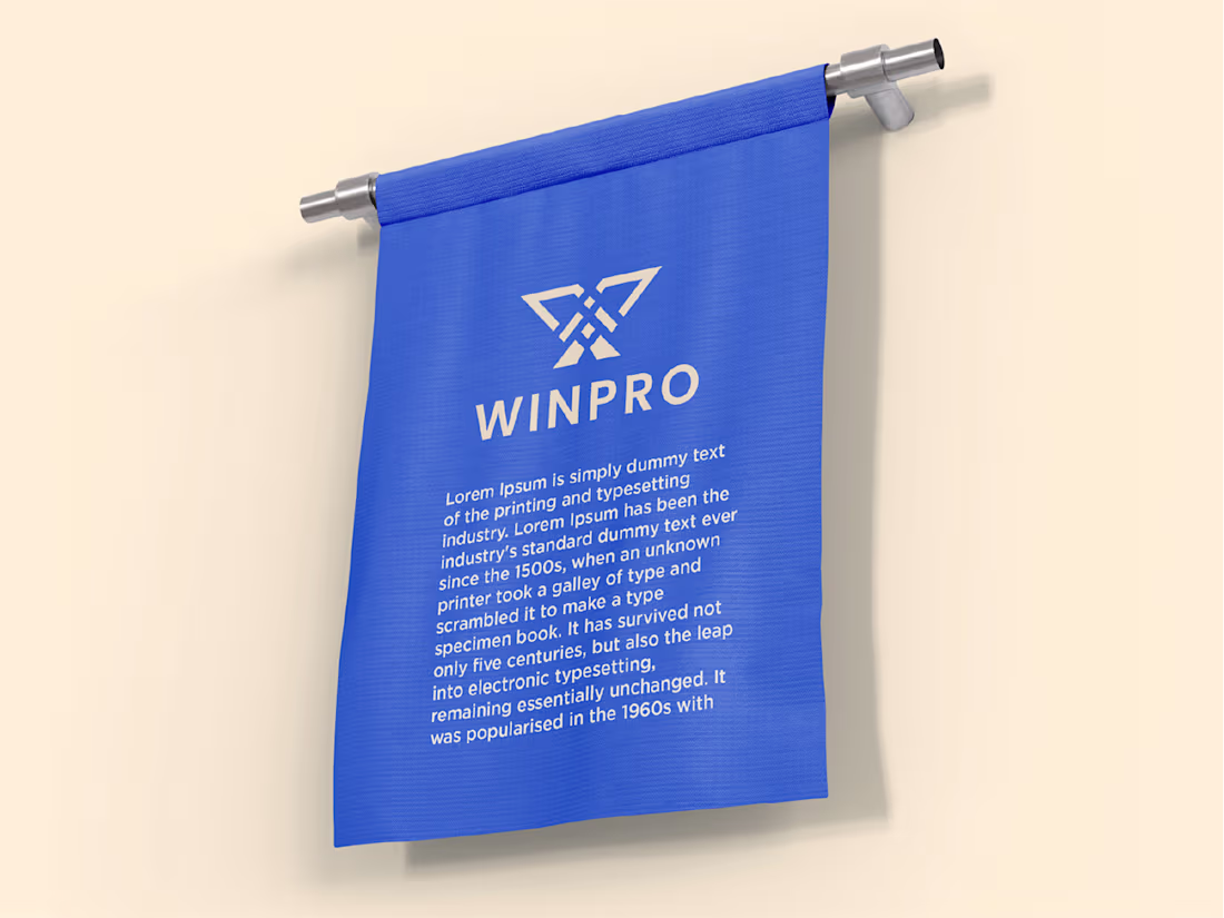 Cover image for Winpro Logo and Brand Identity Design 