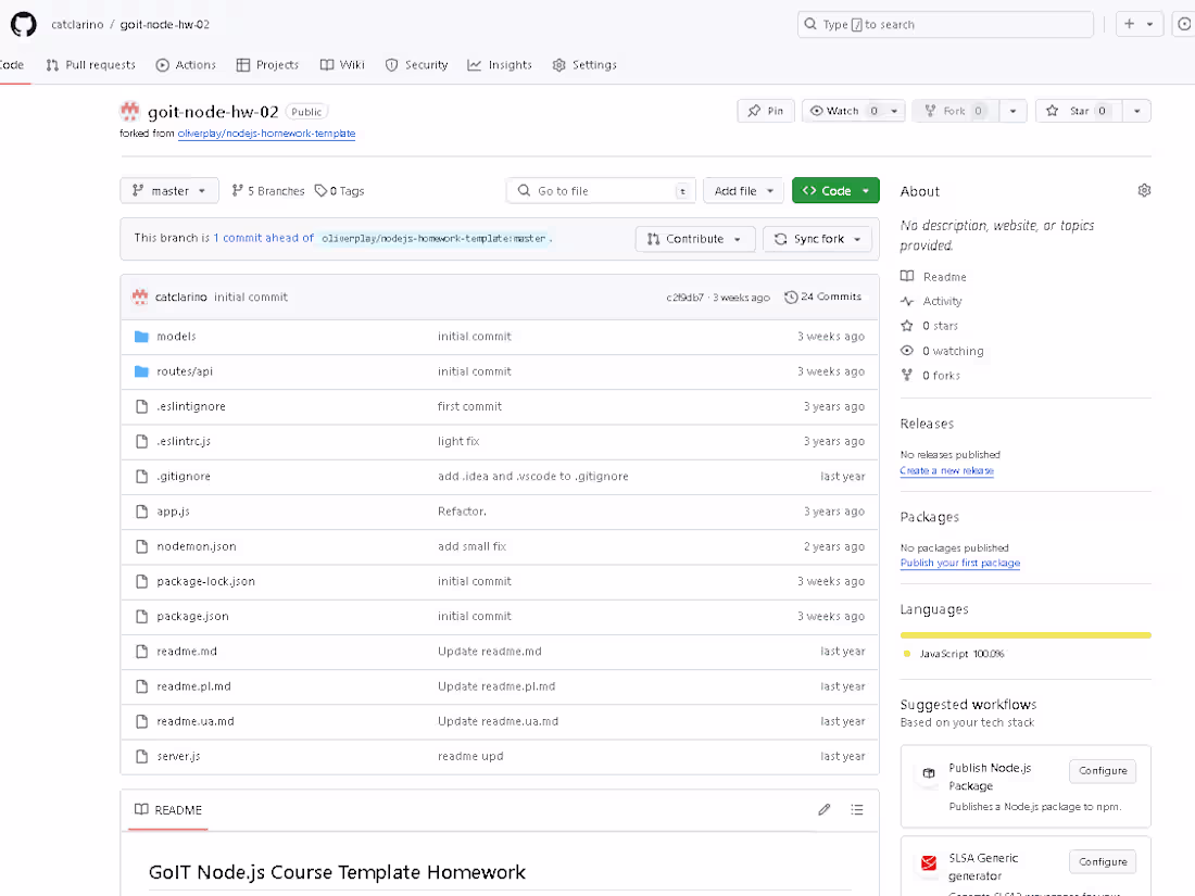 Cover image for GitHub - catclarino/goit-node-hw-02