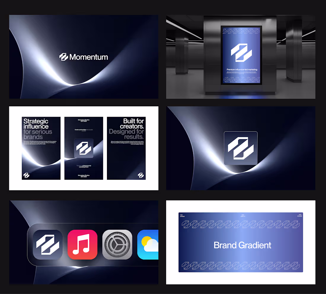 Cover image for Momentum branding project