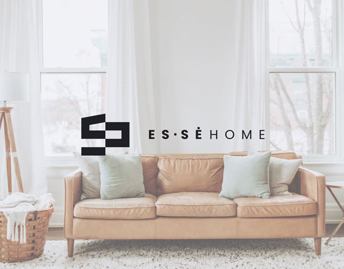 Cover image for Es.sé Home: Logo, Branding & Web Design
