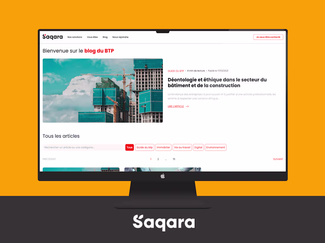 Cover image for Saqara Content Management Tool