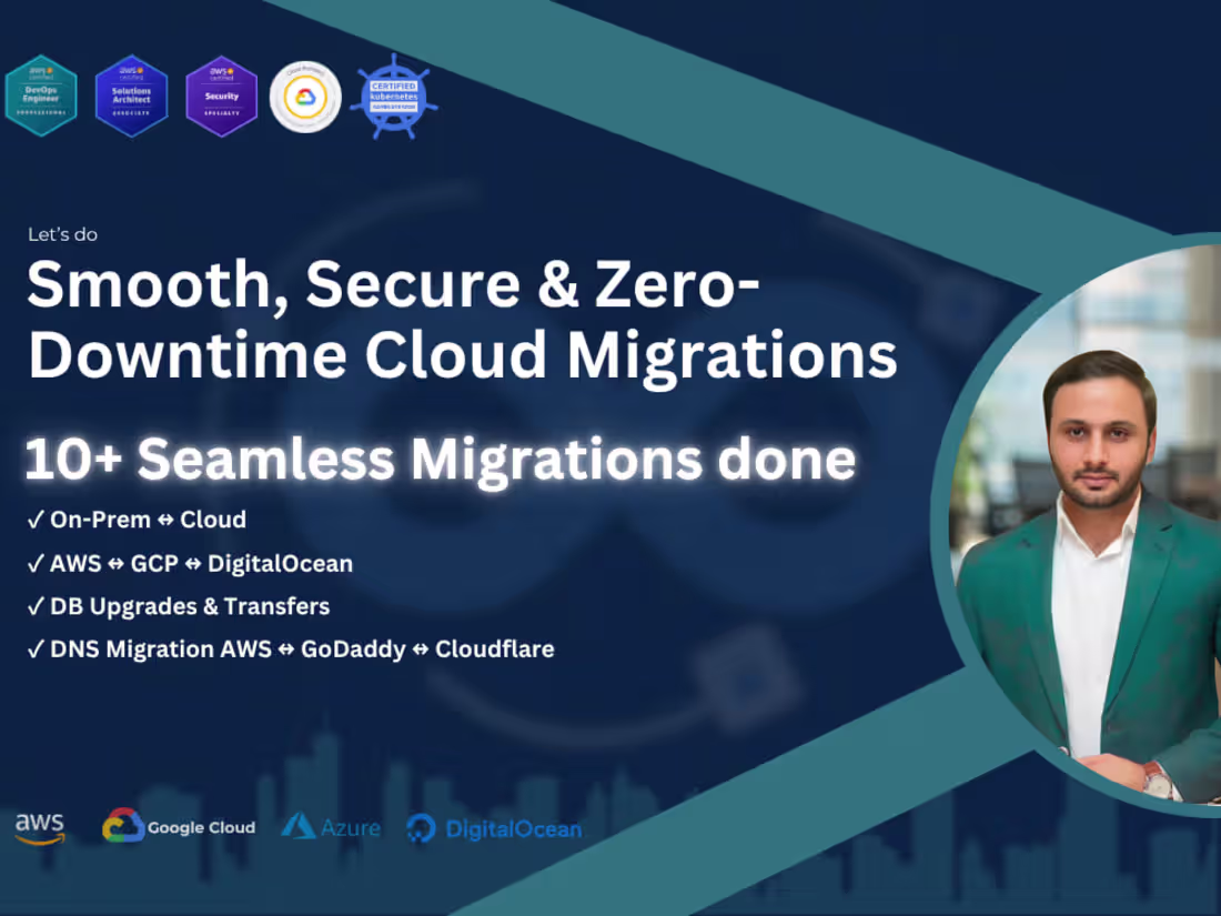 Cover image for Zero-downtime cloud migrations for AWS, GCP, and DigitalOcean