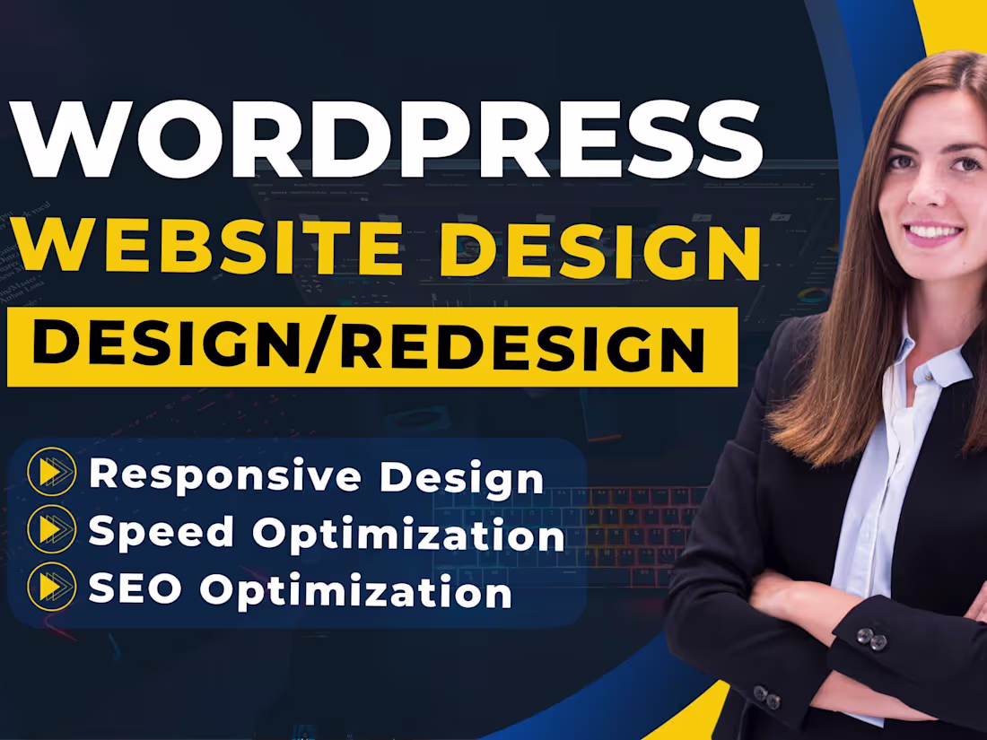 Cover image for Design, develop or redesign your business Wordpress website