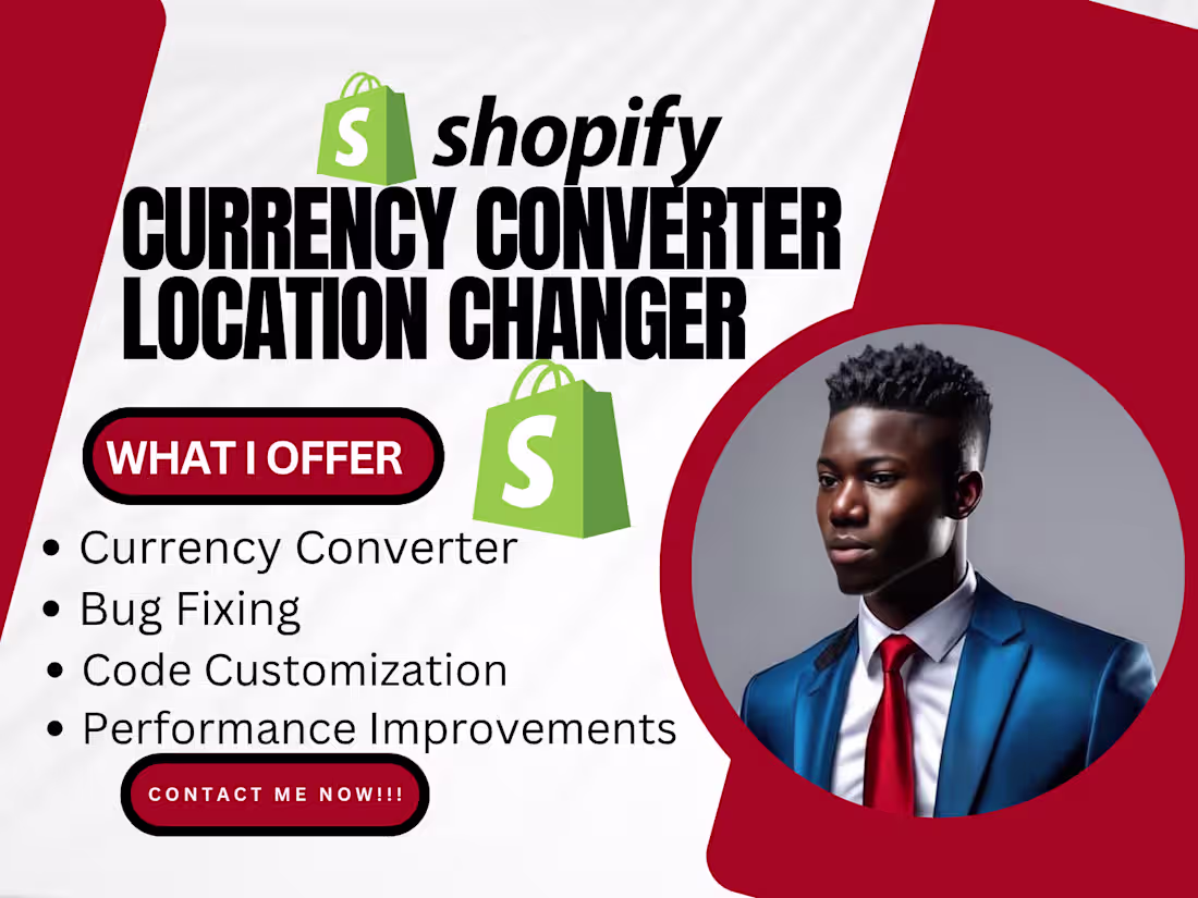 Cover image for Shopify Currency Converter & Location Changer Setup  Boost sales
