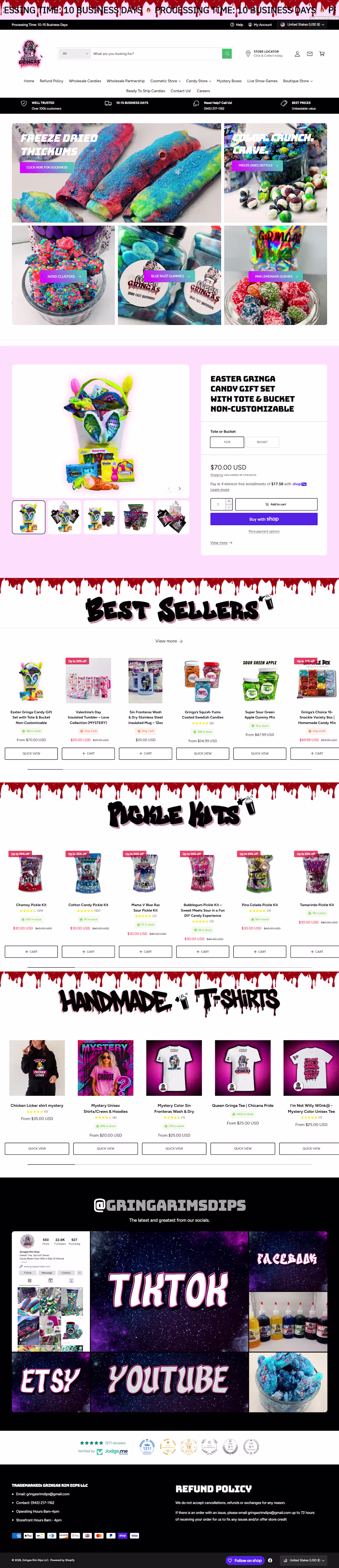 Cover image for Gringas Rim Dips – Shopify