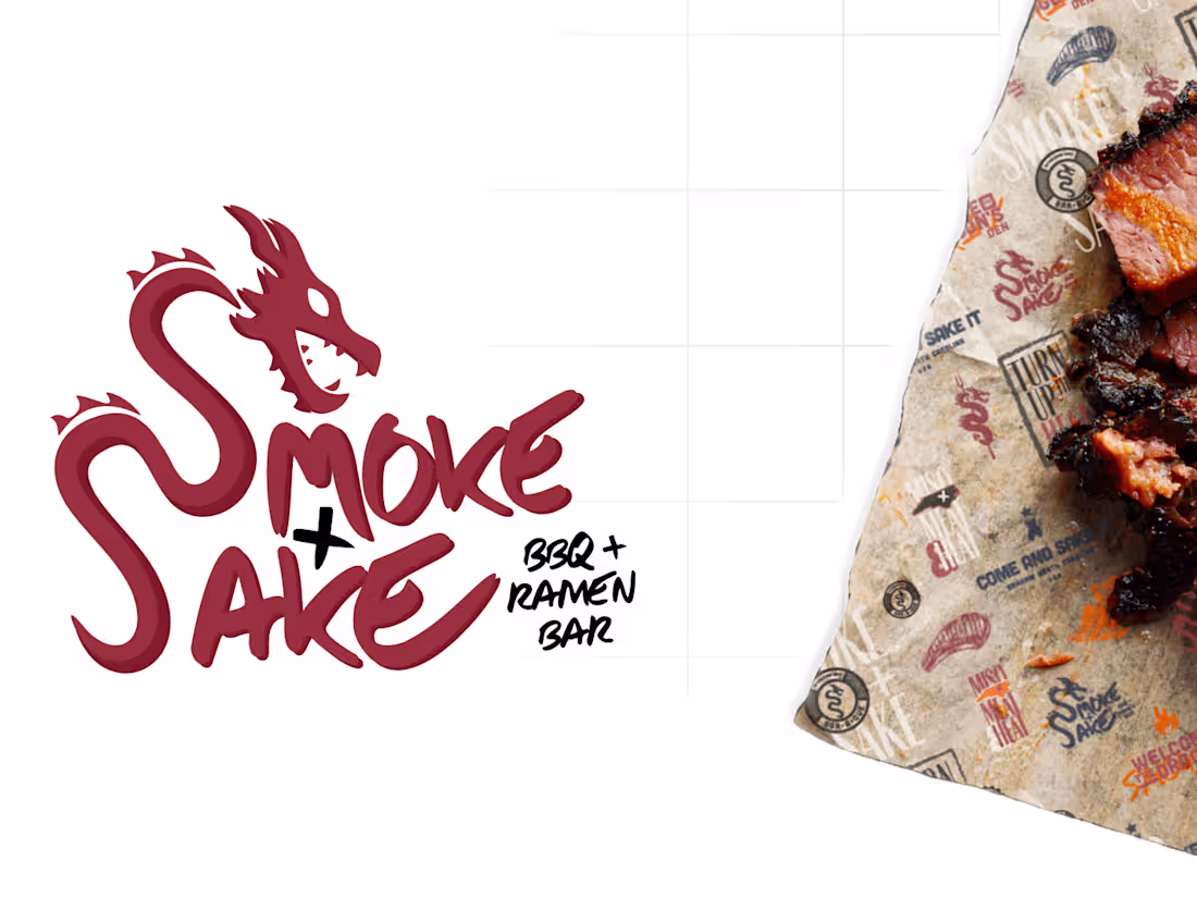 Cover image for Smoke & Sake Brand Development 🥩