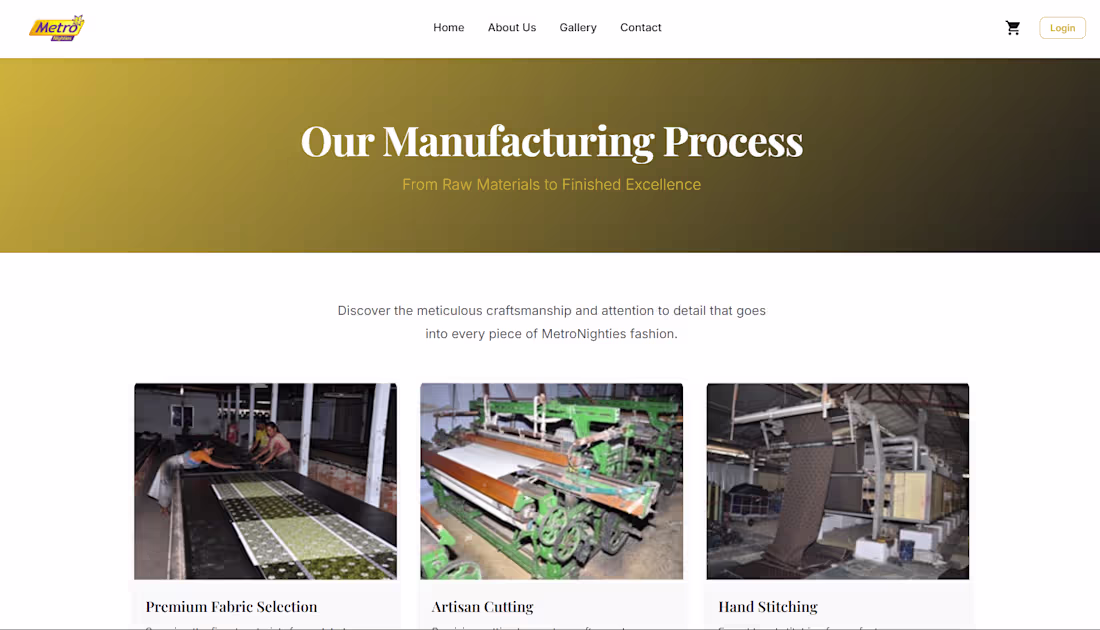 Cover image for Designed and developed a responsive e-commerce website for a...