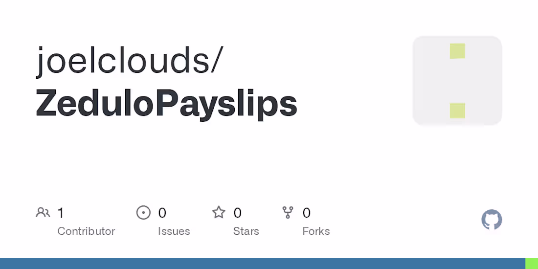 Cover image for ZeduloPayslips Desktop Application Development